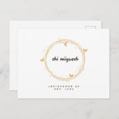 Hartelijk dank briefkaart (Voorkant / Achterkant)