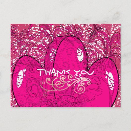 Hartelijk dank briefkaart (Voorkant)