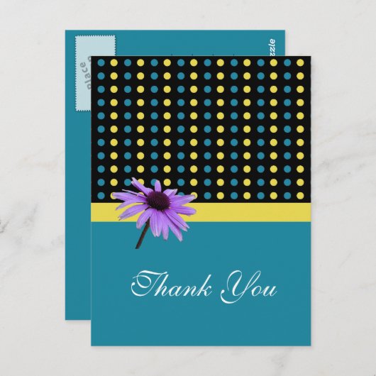 Hartelijk dank briefkaart (Voorkant / Achterkant)