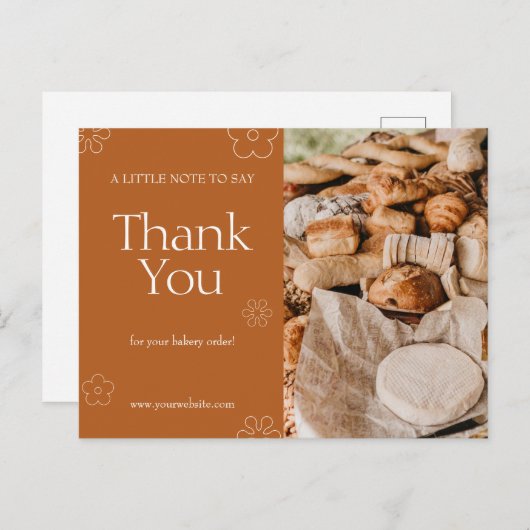 Hartelijk dank, Briefkaart Bakery (Voorkant / Achterkant)