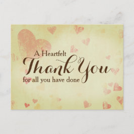 Hartelijk dank Briefkaart,  Briefkaart