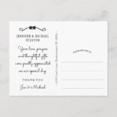 Hartelijk dank, Briefkaart van het Rode Gothic Hal (Achterkant)