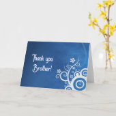 Hartelijk dank, broeder kaart (Gele Bloem)