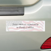 Hartelijk dank bumpersticker (Op auto)