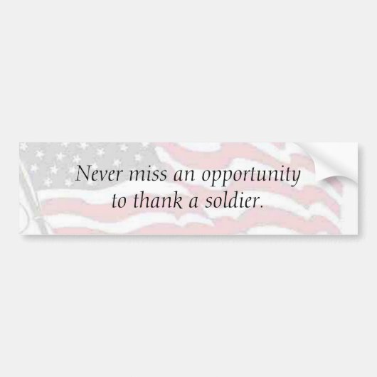 Hartelijk dank bumpersticker (Voorkant)