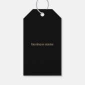 Hartelijk dank, Business Faux Gold Brush Hang Labe Cadeaulabel (Achterkant)