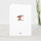 Hartelijk dank, Buurman, Aangepaste bloemenhok Bedankkaart (Achterkant)