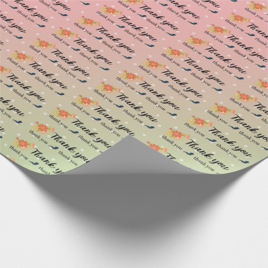 Hartelijk dank cadeaupapier (Hoek)
