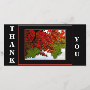 Hartelijk dank! Card Pack van 10 - Autumn Scene Bedankkaart