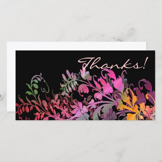 Hartelijk dank! Card Pack van 10 Bedankkaart (Voorkant / Achterkant)