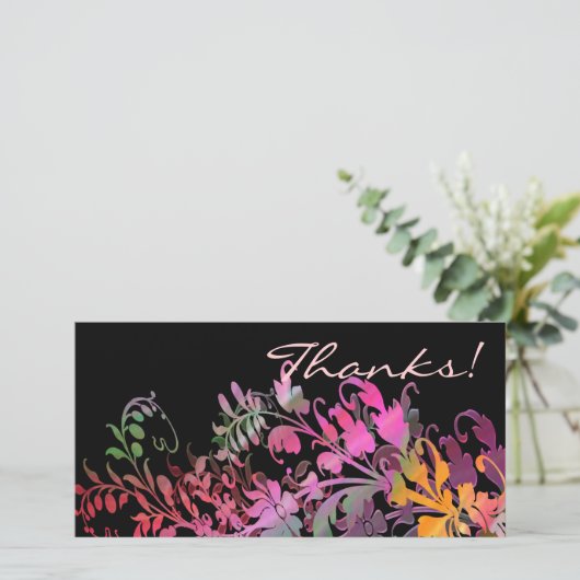 Hartelijk dank! Card Pack van 10 Bedankkaart (Staand voorkant)