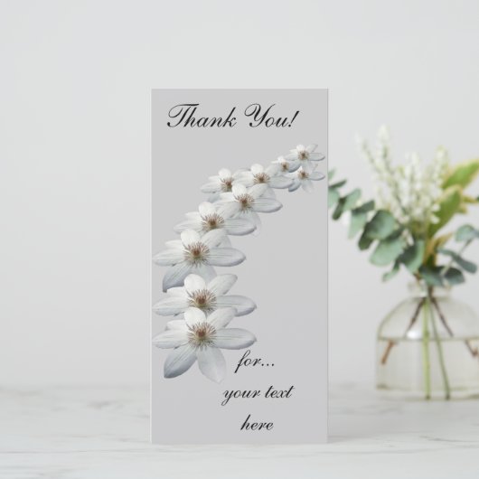 Hartelijk dank! Card Pack van 10 Bedankkaart (Staand voorkant)