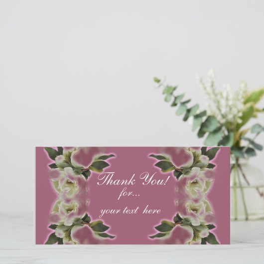 Hartelijk dank! Card Pack van 10 Bedankkaart (Staand voorkant)