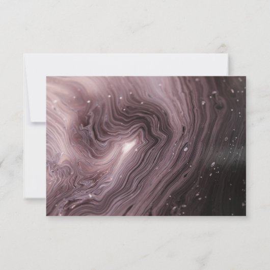 Hartelijk dank, collega's en bruine marmer, Gold l Notitiekaartje (Achterkant)