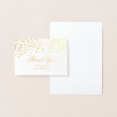 Hartelijk dank - Confetti Gold Dot Folie Kaarten (Display)