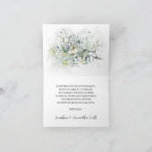 Hartelijk dank, creditcard Greenery Baby shower in Bedankkaart (Binnen)