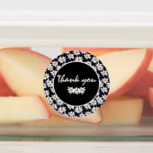 Hartelijk dank, Daisy Floral Labels (Aangebracht)