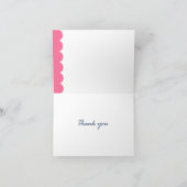 Hartelijk dank, Damask Bedankkaart (Binnen)