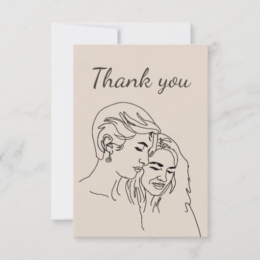 Hartelijk dank, dames en heren vriendschap bedankkaart (Voorkant)