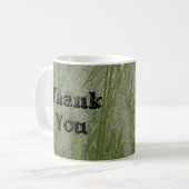 Hartelijk dank, dank aan de Tall Desert Grass Foto Koffiemok (Voorkant links)