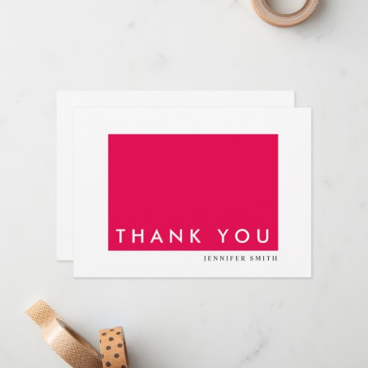 Hartelijk dank | DANK JULLIE KAARTEN Notitiekaartje (Voorkant / Achterkant in situ)