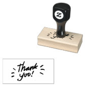 Hartelijk dank, dank u. rubberstempel (Gestempeld)