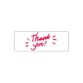 Hartelijk dank, dank u. zelfinktende stempel (Design)