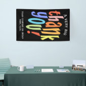 Hartelijk dank, dank voor uw waardering spandoek (Beurs)
