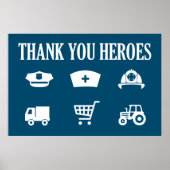 Hartelijk dank | Eerste respondenten Poster (Voorkant)