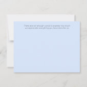 Hartelijk dank en hart bedankkaart (Achterkant)