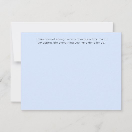 Hartelijk dank en hart bedankkaart (Achterkant)