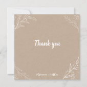 Hartelijk dank feestdagenkaart (Achterkant)