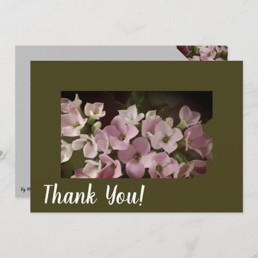 Hartelijk dank feestdagenkaart (Voorkant / Achterkant)