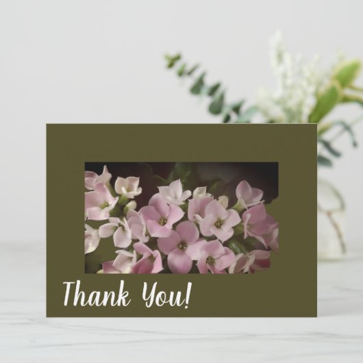 Hartelijk dank feestdagenkaart (Staand voorkant)