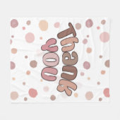 Hartelijk dank fleece deken (Voorkant (Horizontaal))