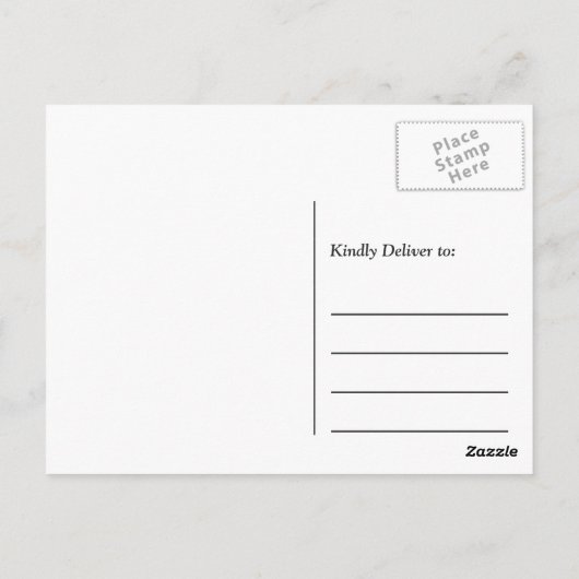 Hartelijk dank - Floral Black White Stripes Gold L Briefkaart (Achterkant)