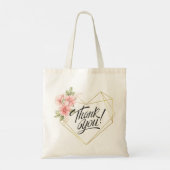 Hartelijk dank, Floral Canvas tas (Achterkant)