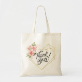 Hartelijk dank, Floral Canvas tas (Voorkant)