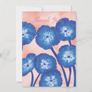 Hartelijk dank, Floral Card Bedankkaart