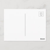 Hartelijk dank, Floral Pink Blue Gold Spark Abstra Briefkaart (Achterkant)