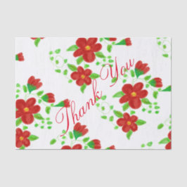 Hartelijk dank, Floral Tissue Paper Tissuepapier