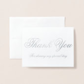 Hartelijk dank folie kaarten (Voorkant met envelop)