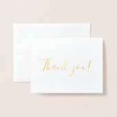 Hartelijk dank folie kaarten (Voorkant met envelop)