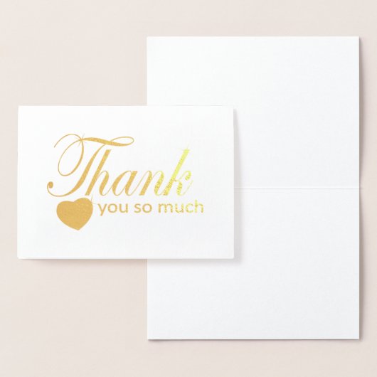 Hartelijk dank folie kaarten (Display)