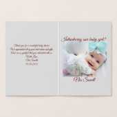 Hartelijk dank folie kaarten (Binnen)