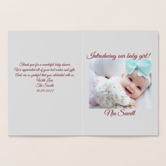 Hartelijk dank folie kaarten (Binnen)