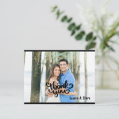 Hartelijk dank Foto Briefkaart (Staand voorkant)