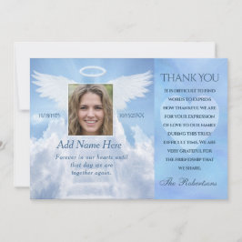 Hartelijk dank. Fotokaart Angel Wings