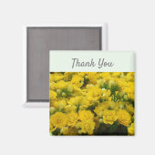 Hartelijk dank, foto's van Bright Gele Foto's Magneet (Voorkant / Achterkant)