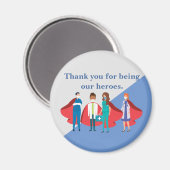 Hartelijk dank, gezondheidswerkers Hero Doctor Nur Magneet (Voorkant / Achterkant)